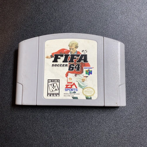 Fifa 64 Soccer (Nintendo 64 N64) OEM Official Original Authentic Tested & Works!