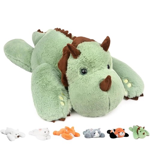 Niuniu Daddy 20 Zoll gewichtete Stofftiere für Erwachsene Kinder großes Plüschtier Kissen - Bild 11 von 38