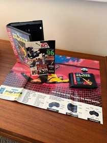 Pro Moves Soccer - Sega Genesis - Complete Tested - w/ Poster/Manual