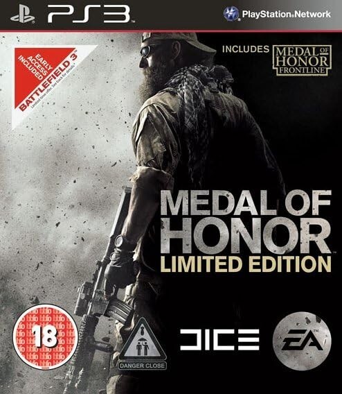 Medal of Honor: Third Edition DVD付　米軍放出品 Medal Of Honor LIMITED EDITION PS3 RE SEALED PAL Playstation 3 FPS