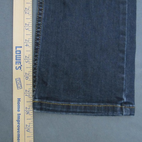 Cat And Jack Jeans Girls Youth Size 16 Blue Medium Wash Skinny Adjustable Waist - Picture 8 of 12