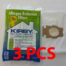 3 x For KIRBY VACUUM BAGS:18 Sentria UNIVERSAL F Style MICRON MAGIC Hepa