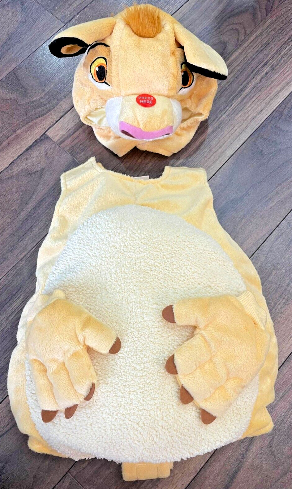 The Disney Store Lion King Simba Costume 36M Baby Ha… Gem