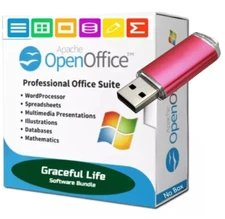OpenOffice Suite Pro Software Windows Word Processing Home Student Business