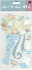 RARE Jolee's Boutique 3-D THE BOUQUET Wedding Theme 68375 Fast FREE Ship!