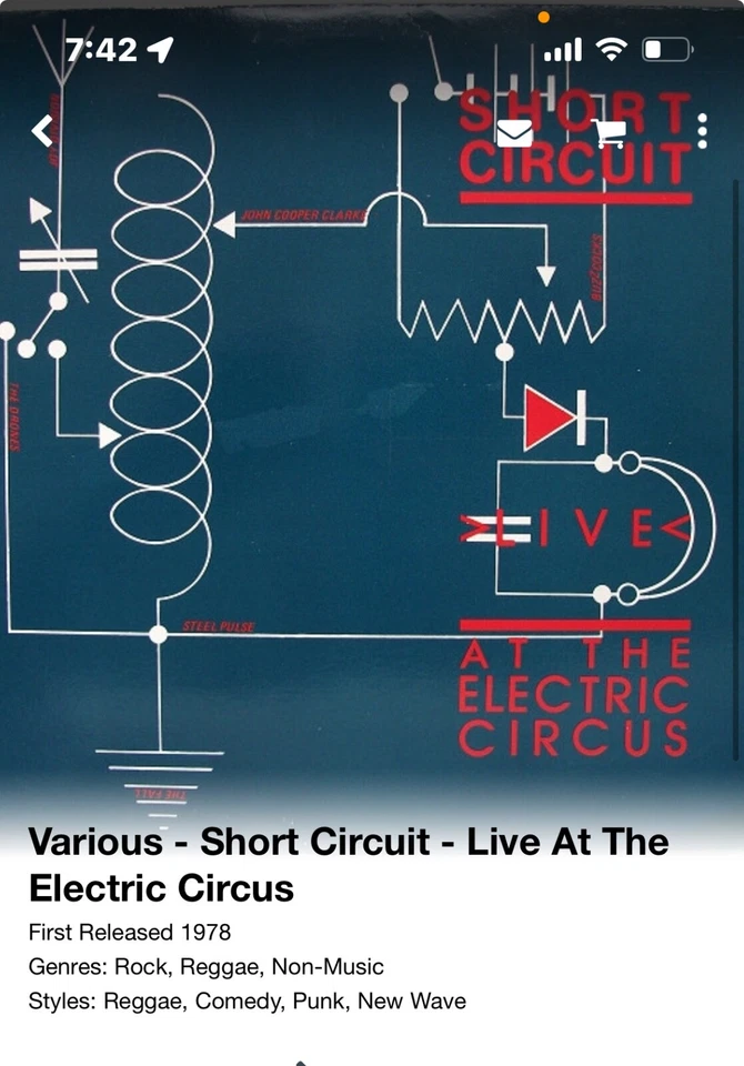 Joy Division / Short Circuit/ Buzzcocks Limited Edition 10” EP WITH RARE Poster - Image 2 of 3