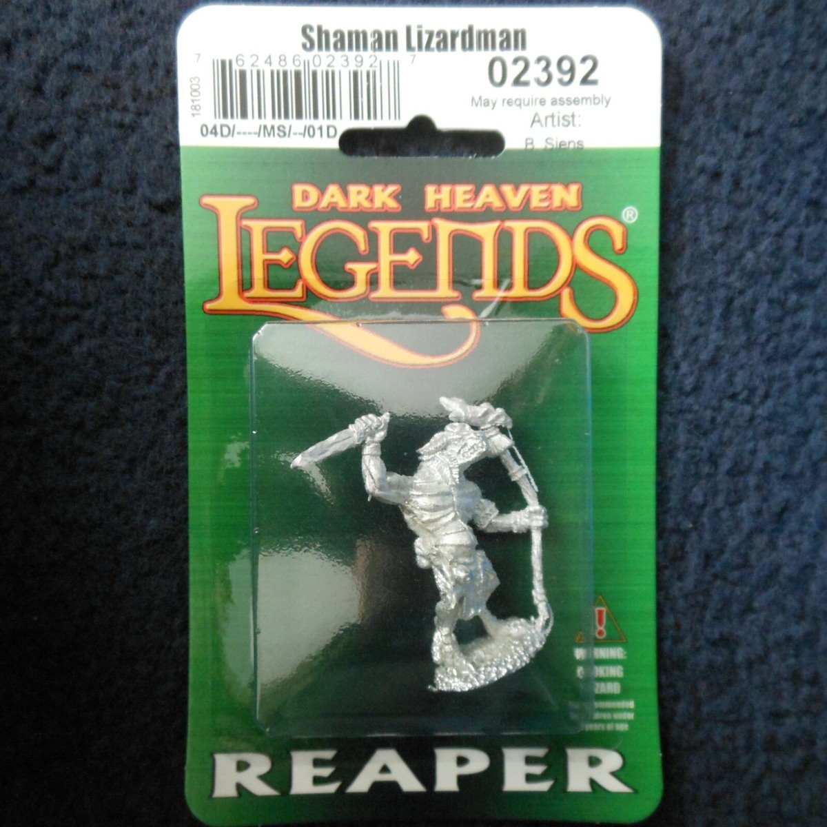 Reaper Dark Heaven Legends 03607 Shaman Lizardman Monster Lizardfolk Lizard Men