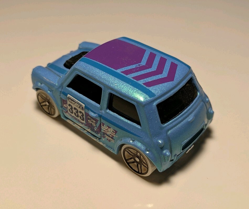 Hot Wheels 2018 Pearl Blue Morris Mini Cooper 1/64 Diecast | eBay