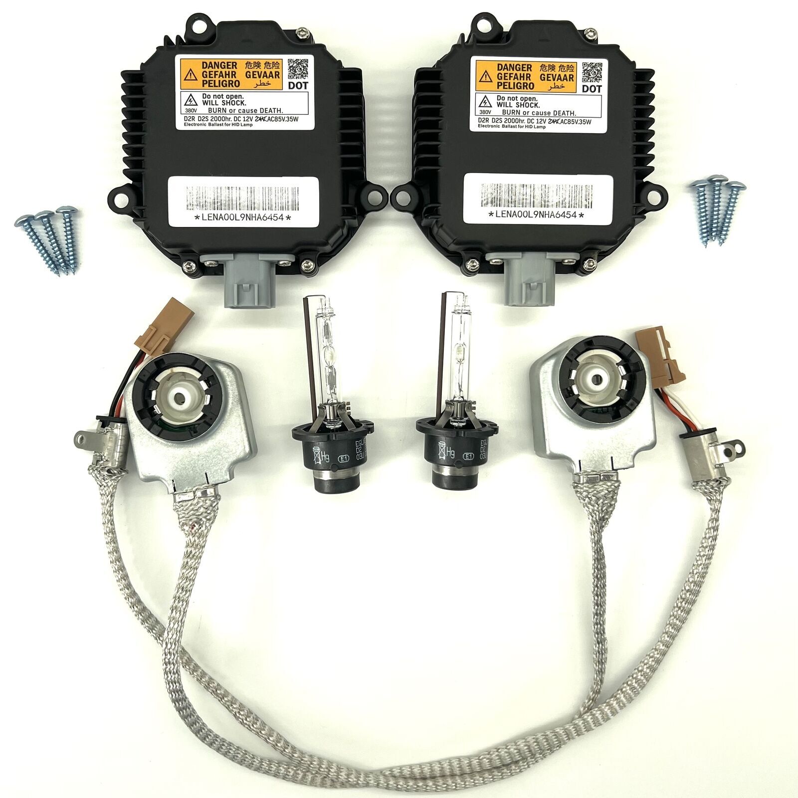 Kit Phare Xénon HID CANBUS H7 - 8000K Bleu - Ballast Slim Pour Voiture, Moto - PolarLander