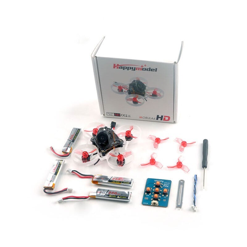 Happymodel Mobula6 HD 65MM 1S Tiny Whoop Drone Brushless 1080P w/ Receiver