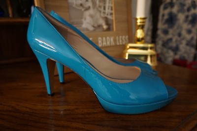 blue heels size 11