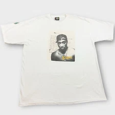Tupac Shakur 2Pac Graphic T-Shirt Adult Size 2X-Large