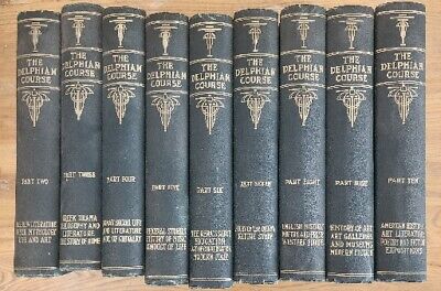 VINTAGE SET OF 9 (Missing Vol 1) THE DELPHIAN COURSE VINTAGE SET OF 9 (Missing Vol 1) THE DELPHIAN COURSE