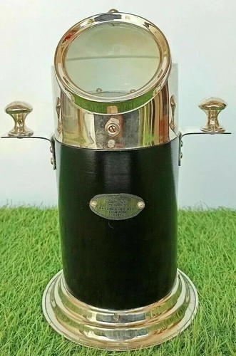 11" Gimbal Compass Brass & Wooden Ships Binnacle Gimballed Compass Nautical Gift - 第 2/4 張圖片
