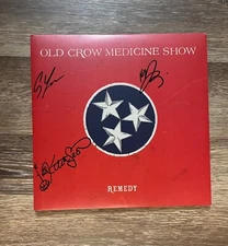 * OLD CROW MEDICINE SHOW * signed album * REMEDY * KETCH SECOR, CORY & MORGAN 1