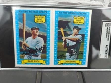 Rare 1970 Rold Gold Babe Ruth/Lou Gehrig Panel SGC New York Yankees Baseball Old