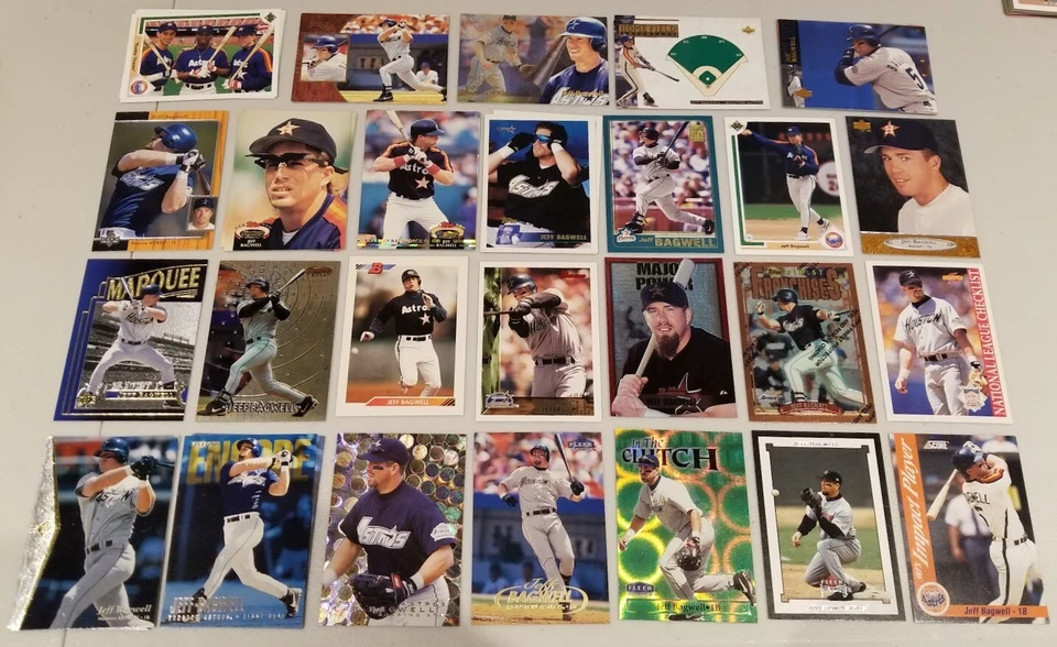 ENORME LOTE DE 500 equipos MLB: insertos estrellas Houston Astros HoF RC ENVÍO GRATUITO + BONO Foto 3 de 4