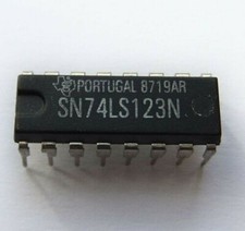 10PCS SN74LS123N monoflop 2-compartment retriggerbar dip14