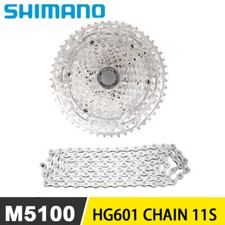 Shimano Deore CS M5100 Cassette Sprocket 11 Speed 11-42T 11-51T HG601 Chain MTB