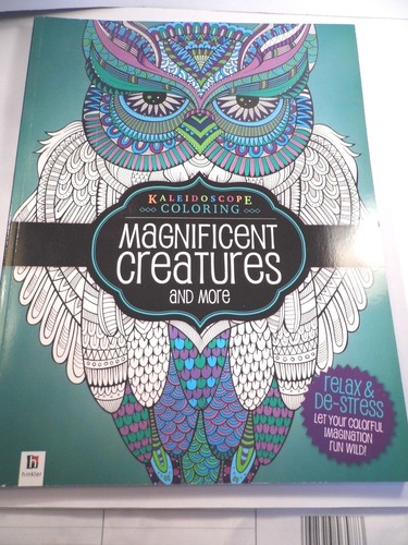 Magnificent Creatures & More (Kaleidoscope Coloring) by Hinkler +pencils/sharpen - Bild 1 von 4