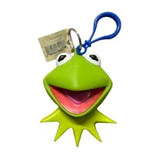 Muppets Kermit Applause Small Coin Holder Change Purse Clip Vintage Keychain
