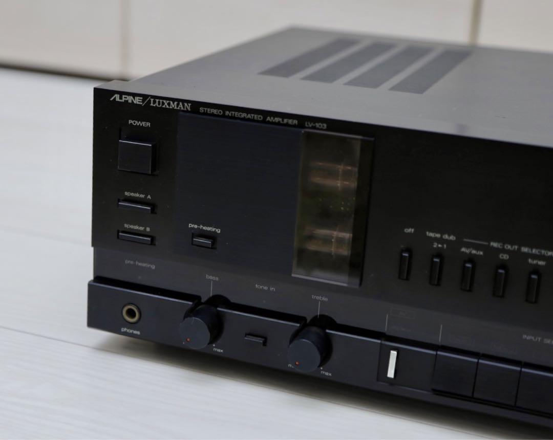 ALPINE LUXMAN LV 103 Pre Main Amplifier with Vacuum Tube | eBay