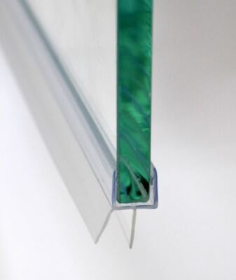 Guarnizione Sottoporta Box Doccia 220cm Trasparente - Per Vetri 6-8mm Con Doppia Aletta - Foto 10