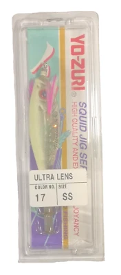 Totanara YO-ZURI A333-17 Squid Jig Ultra Lens Size SS - Col. 17 - Glow - AB74