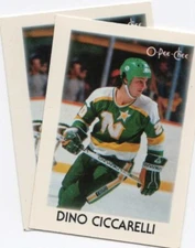 Dino Ciccarelli, 1987-88 O-Pee-Chee Mini #7, Minnesota North Stars