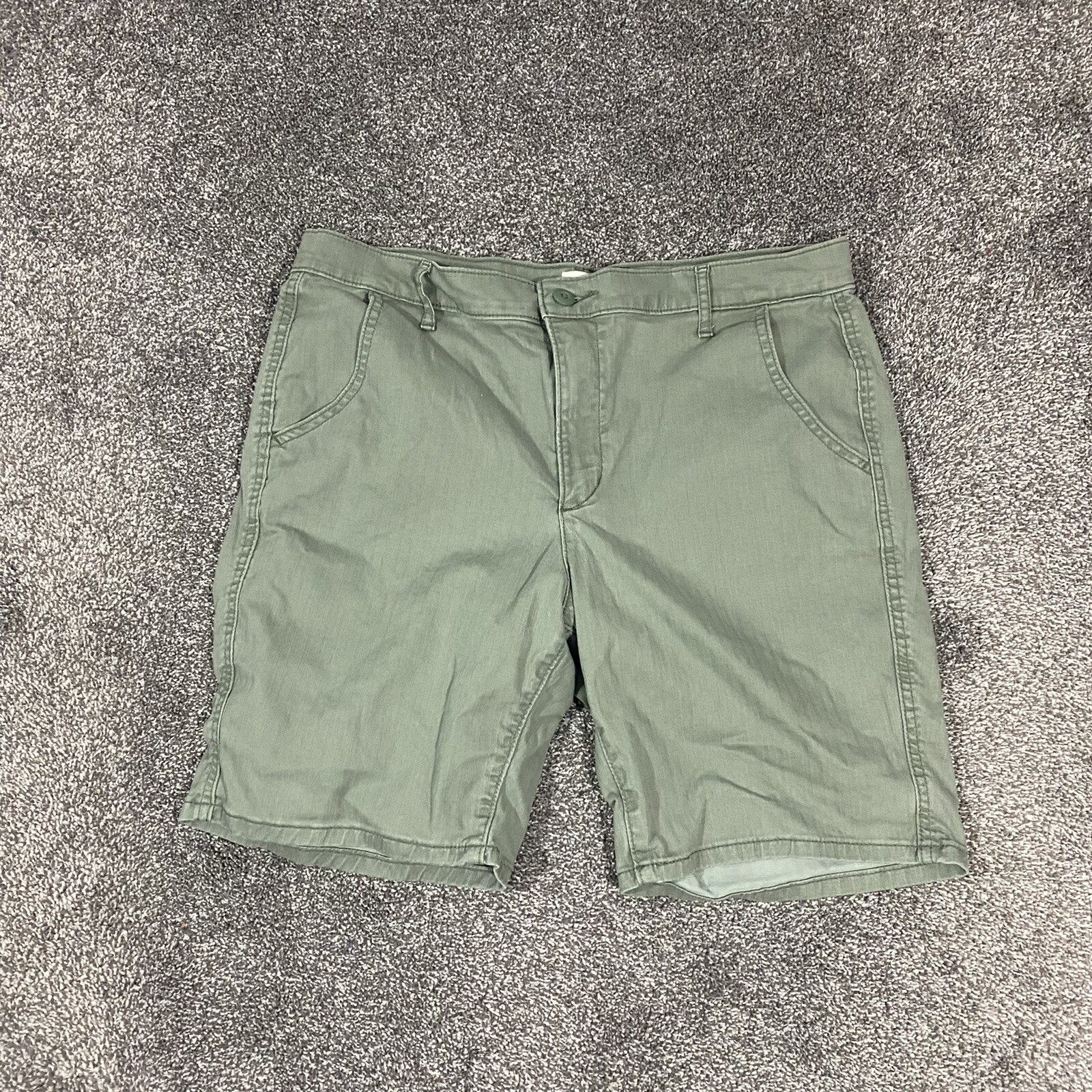 Levi’s Olive Green Denim Shorts 100 Cotton Men’s Siz… Gem