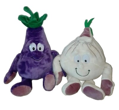 Vitamins Plush Toys Coop Eggplant + Garlic Super Fresh Lidl Goodness Gang