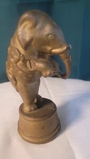 Antique 1920s A.C. Williams Cast Iron Circus Elephant Still Bank