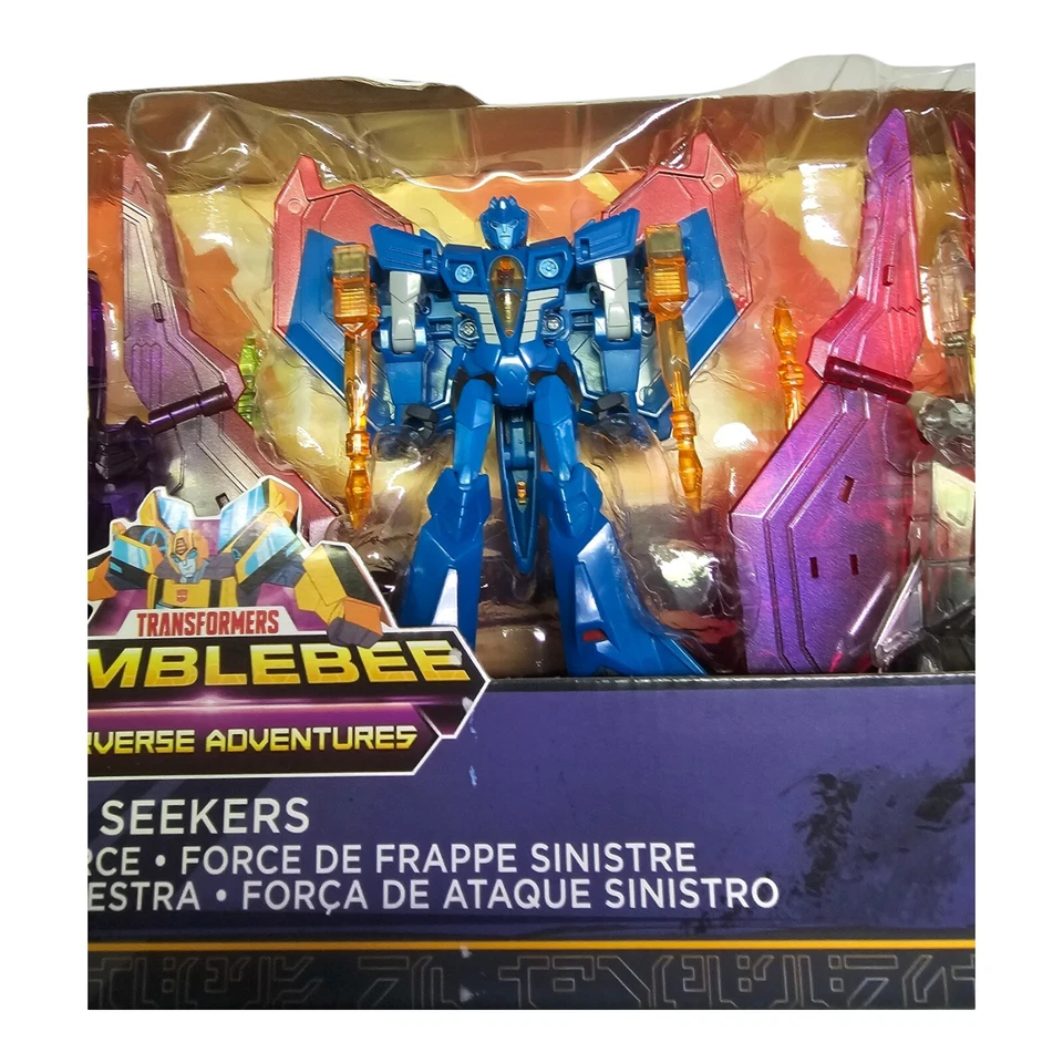 Transformers Bumblebee Cyberverse Adventures Seekers Sinister Strike Force 4-pck - Image 4 of 4