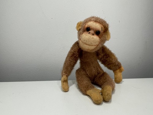 Collector Fabric Animal Monkey 16 Cm Condition See Photos - Picture 2 of 3
