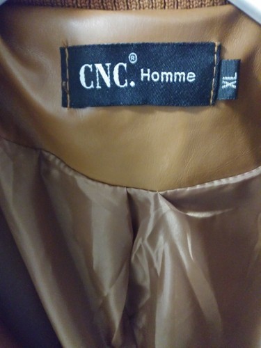Homme CNC Brown Jacket Zipper XL nwt - Picture 4 of 12