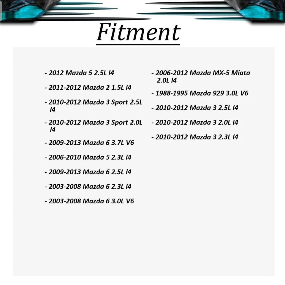 Sistema de aire acondicionado juntas tóricas/sellos para Mazda 3 2010-2012 2,0 L 2010-2012 Mazda 3 2,3 L Foto 2 de 3