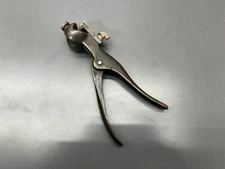 (S) VINTAGE ANTIQUE E. C. STEARNS 6" SAW SET ADJUSTABLE TOOTH SETTER - VGC - USA