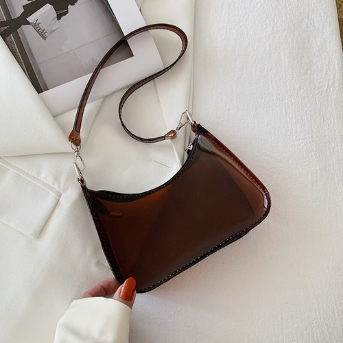 Transparente Jelly PVC Tasche Shopping Reise Crossbody Handtasche Trendy Accessoires - Bild 14 von 18