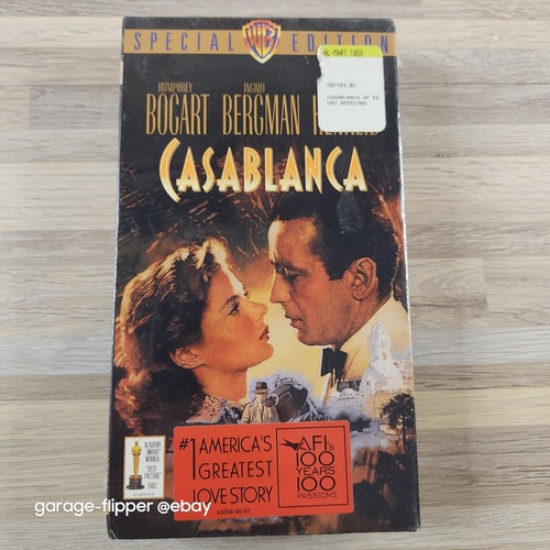 Casablanca Special Edition VHS Cassette Tape NEW Sealed Humphrey Bogart Bergman - Bild 1 von 7