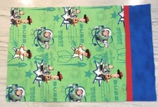 Toy Story Pillowcase Woody Buzz Light Year Standard Green Blue Red