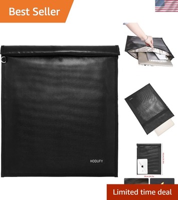 Extra Large Faraday Bag for Laptops & Valuables - Fireproof & Water Resistant