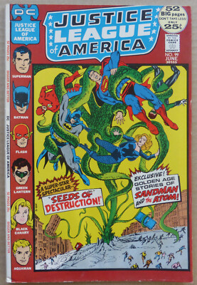 JUSTICE LEAGUE OF AMERICA #99, GREAT COVER ART, 1972.