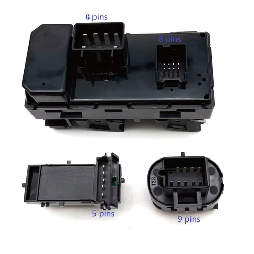 Bouton interrupteur vitre électrique côté conducteur pour Chevrolet Silverado 2007-2013 - Photo 6/12