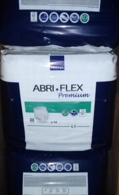 1x Abena Abri Flex Premium L1 Inkontinenzhosen - Pants (12 Pakete Vorhanden) 