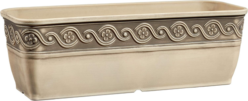 Classic Home and Garden 9410-060 Corinthian Trough Planter, 10", Cast Concrete - Picture 12 of 12