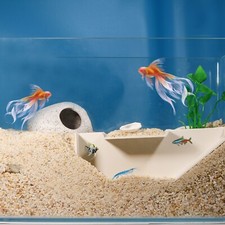 Underground Slope Flat Tunnel Cave Aquarium Fish Tank Decor Cave Corner Tunnel