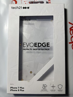 Tech21 Evo Edge Phone Case for iPhone 7+or 8+. New In Box