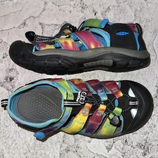 Mint Keen Newport H2 Rainbow Tie Dye Sandals Shoes Youth Size 4 Kids 1018441