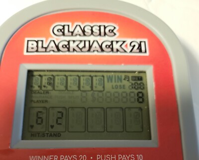 Classic Blackjack 21 Handheld Electronic Game Battery Powered | eBay