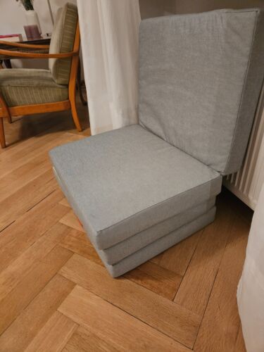 Matratze/Sitzkissen faltbar, IKEA, 62x193, grau, neuzustand - Bild 6 von 11